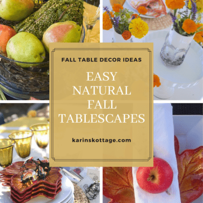 Easy Natural Fall Tablescape Ideas That Anyone Can Do