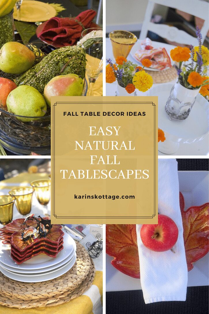 Easy Natural Fall Tablescape Ideas That Anyone Can Do