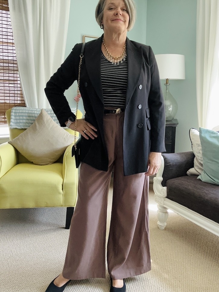 5 Stylish Ways to Wear Brown Wide-Leg Pants This Fall