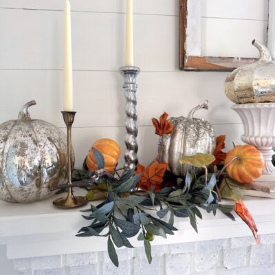 Simple & Stylish Fall Mantel Decor in Easy Steps