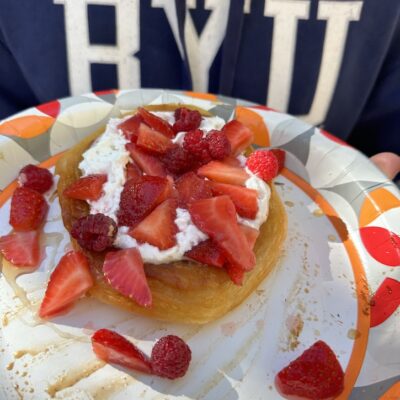 Fried biscuit scones