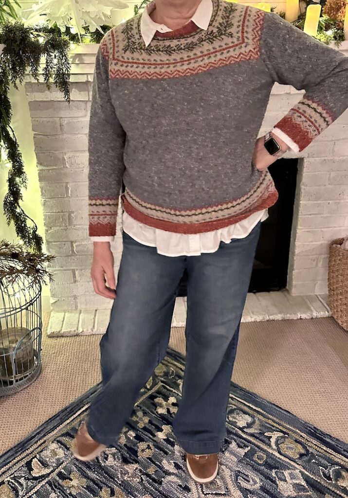 Cozy Winter Outfit: Styling a Fair Isle Sweater 