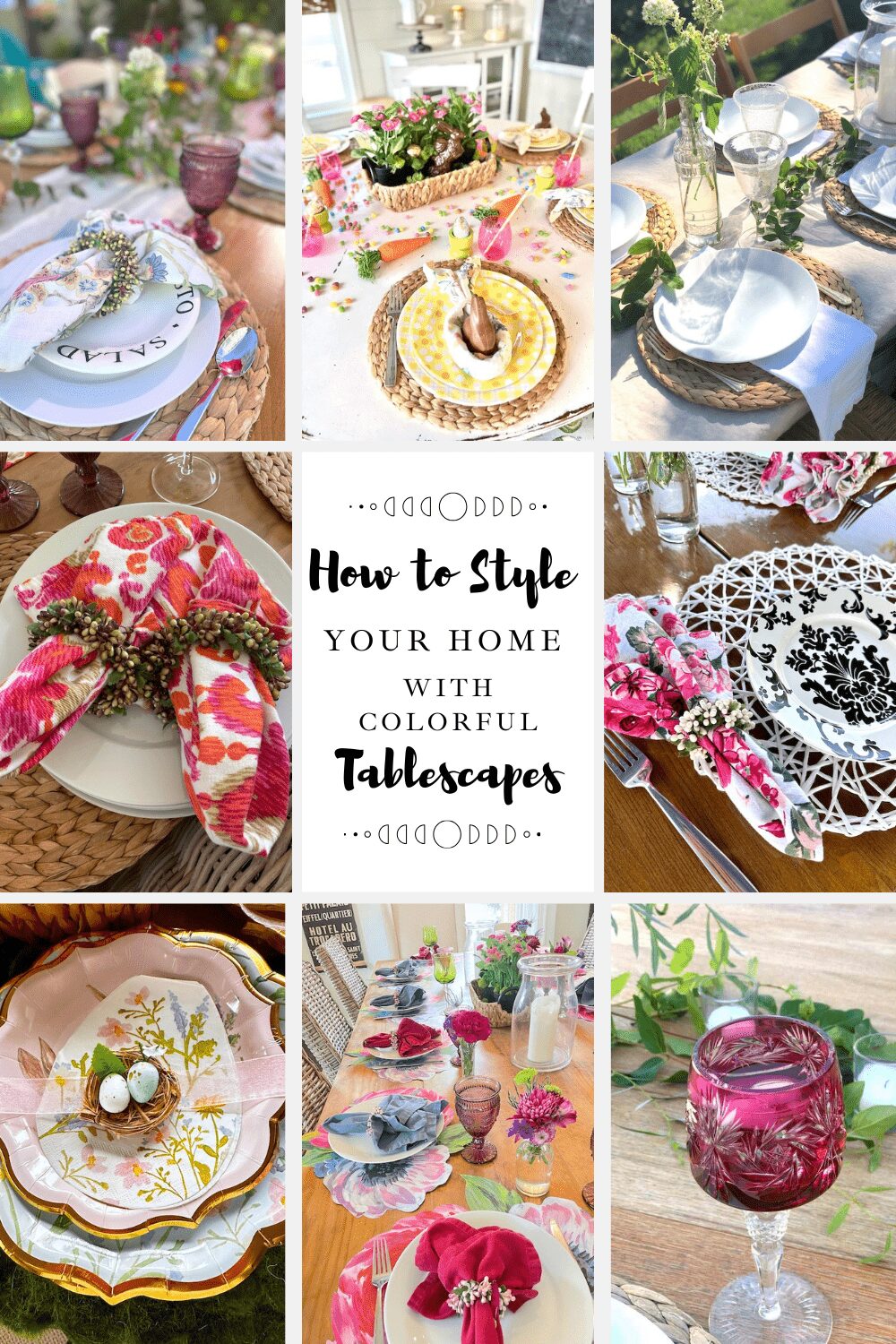 How to Style Your Home with Colorful Spring Tablescape Ideas