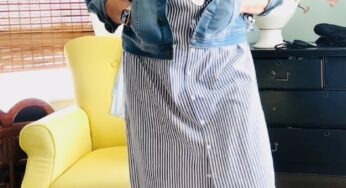 Does This Dress Look Like a Nightgown? Styling a Blue and White Striped Shirt Dress 5 Ways!