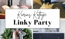 red white blue decor