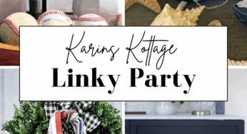 Patriotic Red White Blue Decor + Stylish IKEA Hack