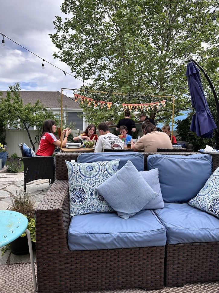 Backyard Grilled Pizza Birthday Party