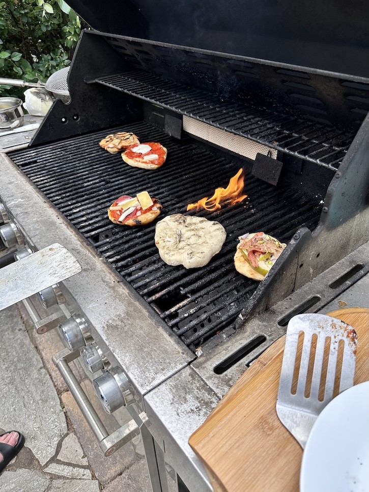 Backyard Grilled Pizza Birthday Party