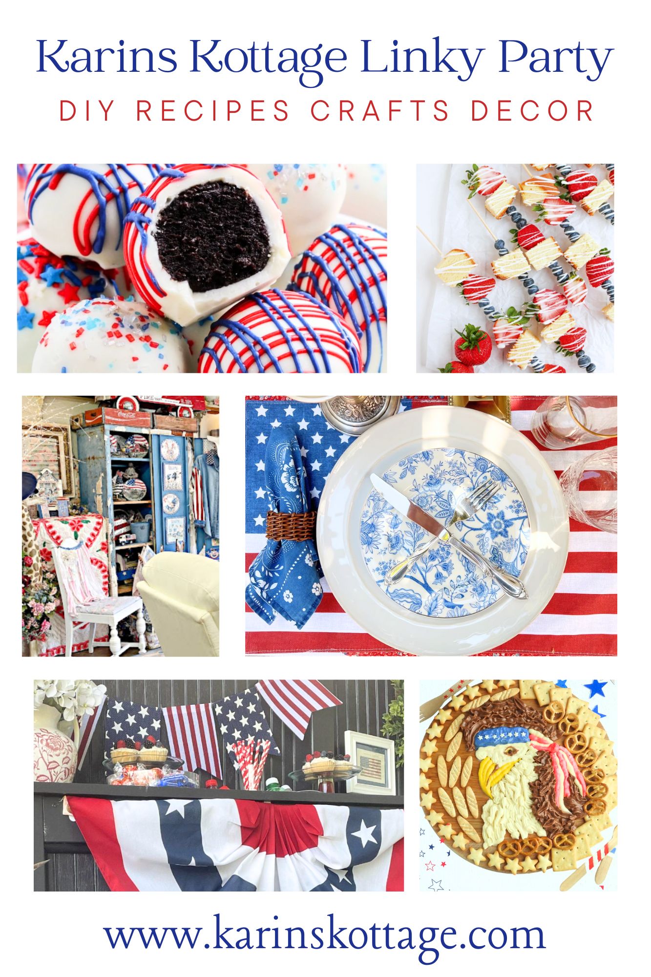 Red White Blue Ideas for the 4th – Link, Share, Celebrate!