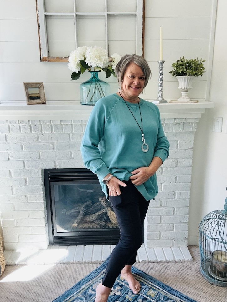tunic leggings and sneakers coldwater creek early fall fashion 2025