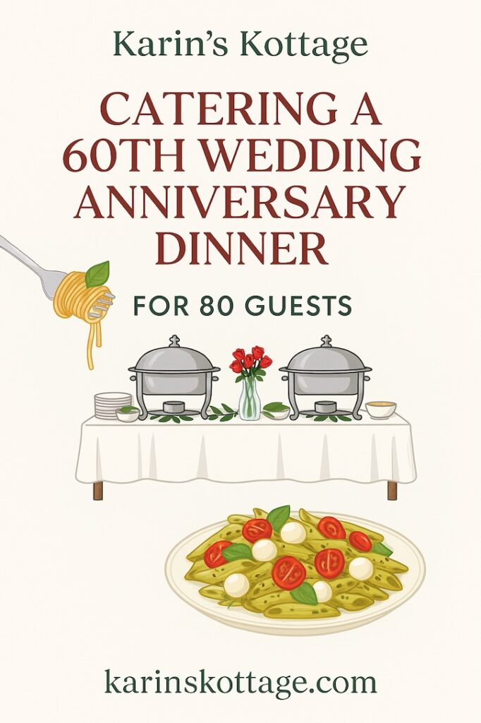 catering a 60th wedding anniversary dinner