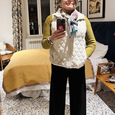 perfect quilted vest for fall