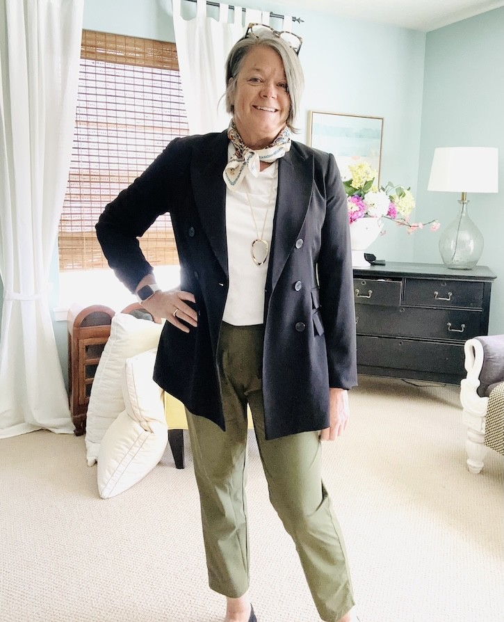 22-day capsule wardrobe in a carry-on for women over 50.