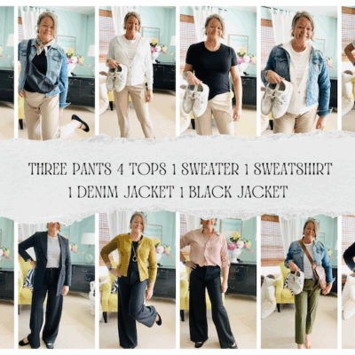 22 day capsule wardrobe for women over 50 Karins Kottage