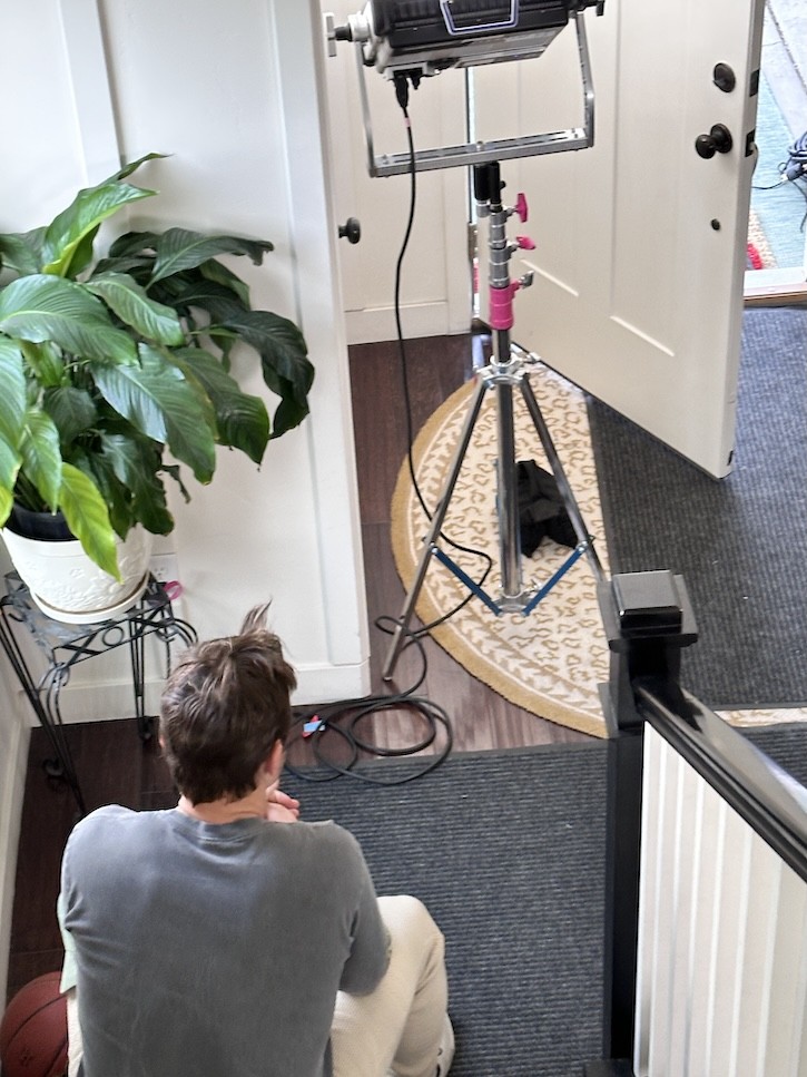 commercial filmed in our home