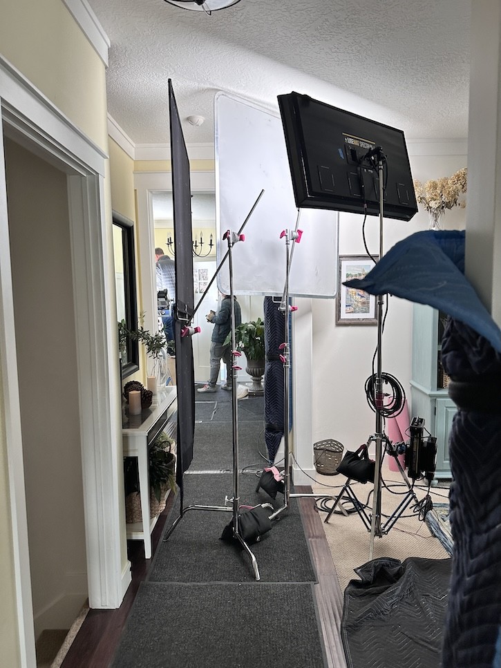 Over a year ago, I submitted our home to the Utah Film Commission database and never expected what would happen next. When we were chosen to have a commercial filmed in our home for the Utah Department of Health, I had no idea how fascinating the experience would be — or how much work goes into creating just 60 seconds of film