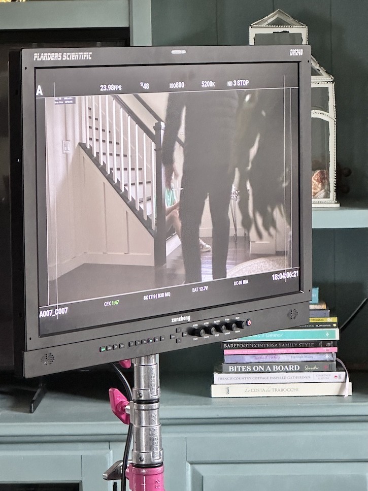 commercial filmed in our home