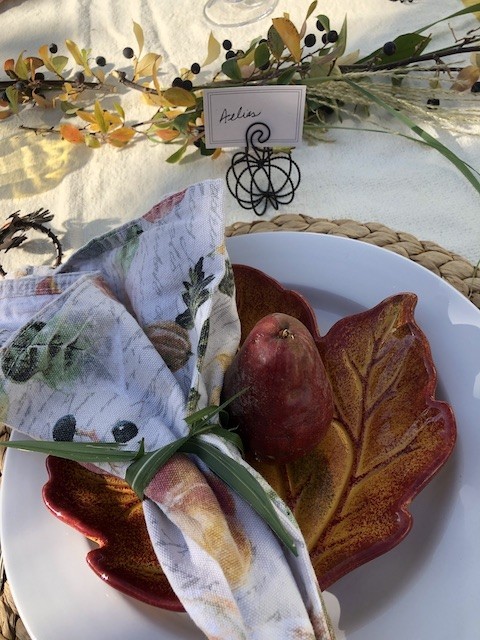 Fall is the perfect time for outdoor tablescape ideas