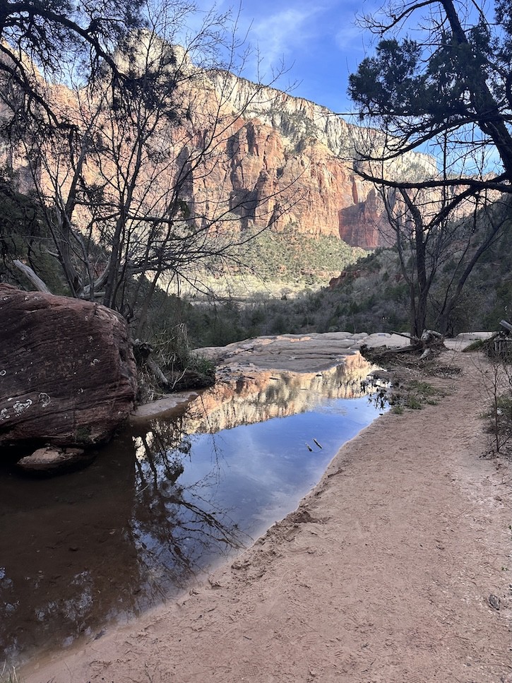 empty nester getaway to Zion National park