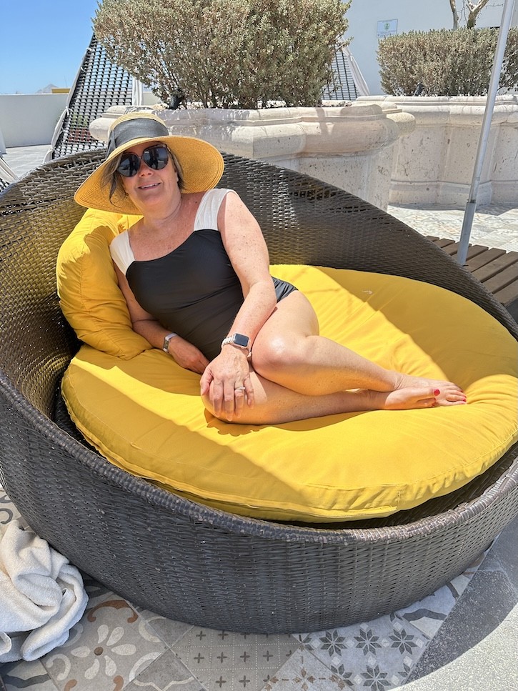 classy swim suit for women over 50