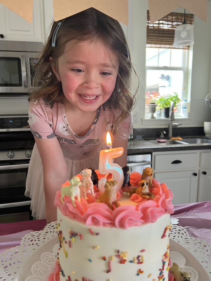 puppy cake for girl birthday party