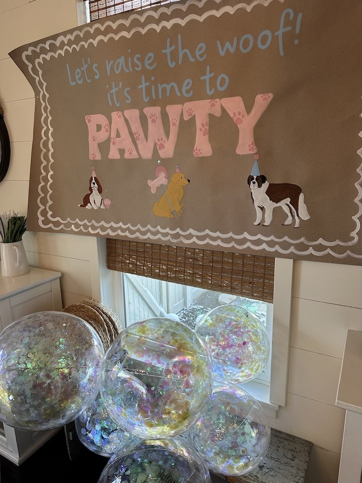let’s raise the woof party theme