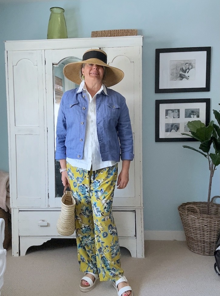 A Fun Colorful Summer Outfit for Women Over 50