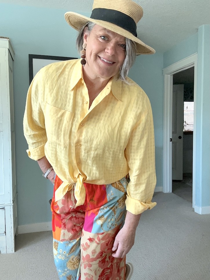how to style palazzo pants over 50