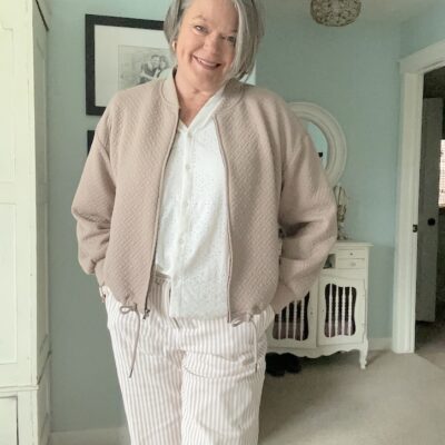 A Casual Neutral Outfit Over 50 That Is Comfortable and Stylish