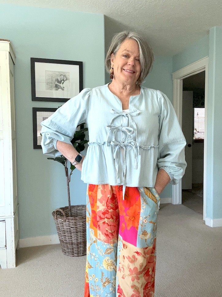 how to style palazzo pants over 50
