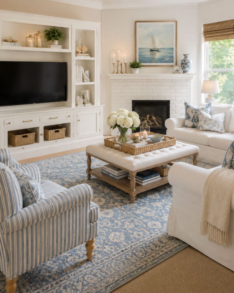 AI home decorating ideas Nancy Meyers Aestetic