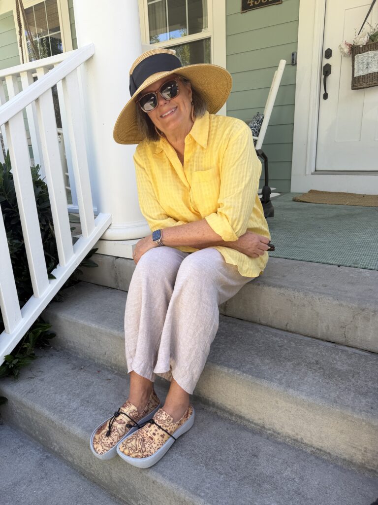 casual summer outfit over 50