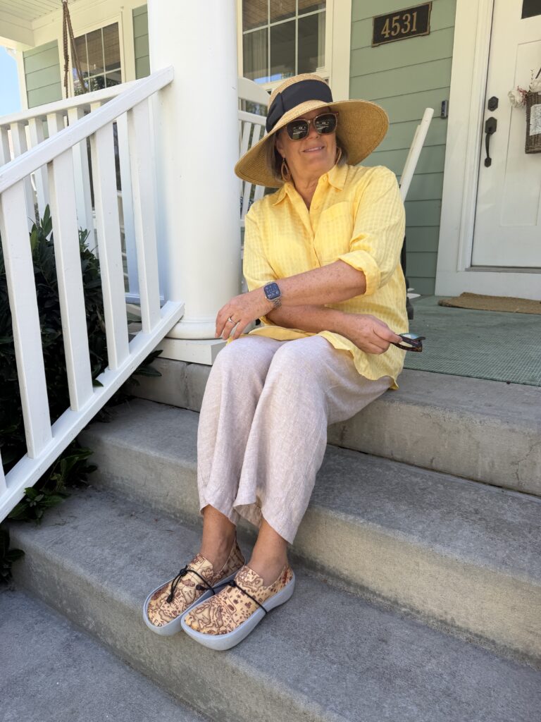 casual summer outfit over 50