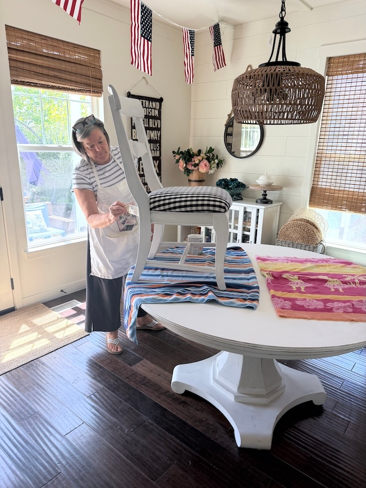DIY dining chair makeover