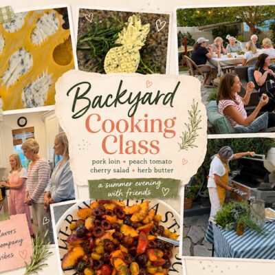 Summer cooking class at home