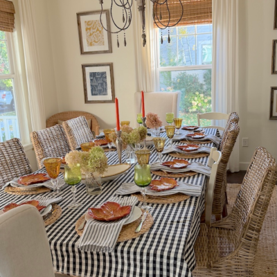 Easy Thanksgiving Tablescape Using What You Have