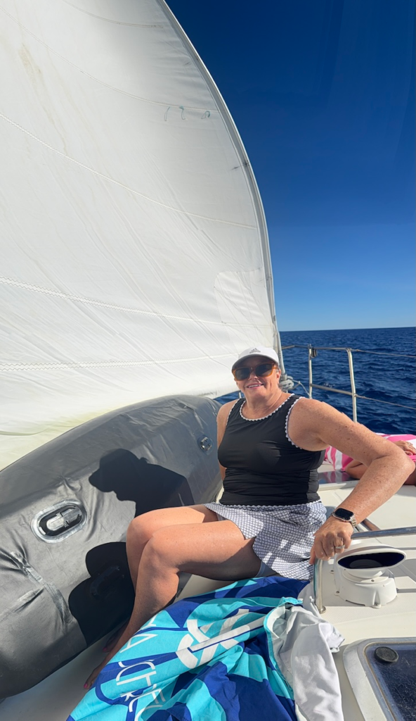 Karins Kottage on sail boat in sicily Italy 